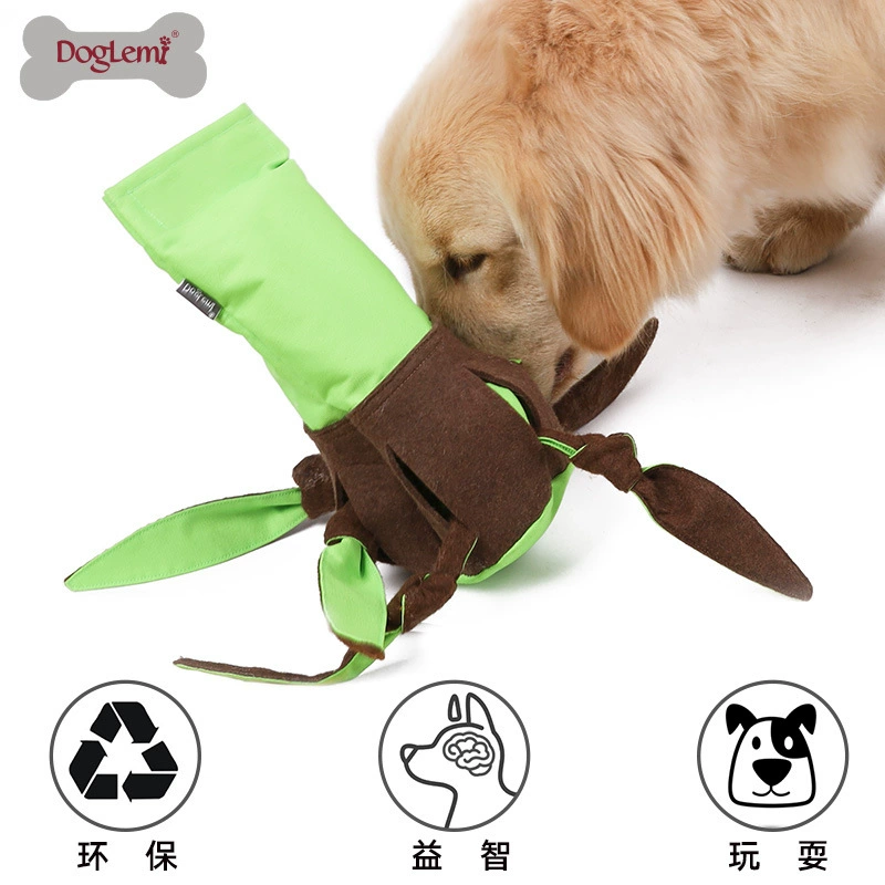 Внешняя торговля Новые продукты собака укус игрушка осьминог IQ нюхать Играть Игрушка перерабатываемая пластиковая бутылка ткань крышка