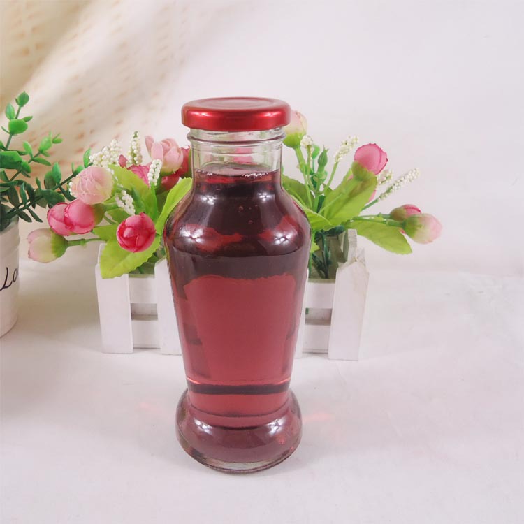 厂家直销250ml果汁奶茶瓶 牛奶饮品瓶 蓝莓饮料玻璃瓶丝印logo