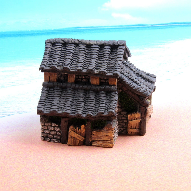 Смола ремесла украшения микро Ландшафтные украшения песочный стол посуда архитектура аквариум Аквариум Ландшафтный дизайн украшения фермерский дом