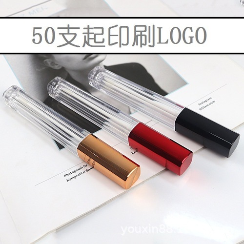 Cross-border printing minimum of 50 units, correcting eyeshadow, eyeliner, lip glaze, liquid lipstick tube, empty tube packaging material 4.5ml