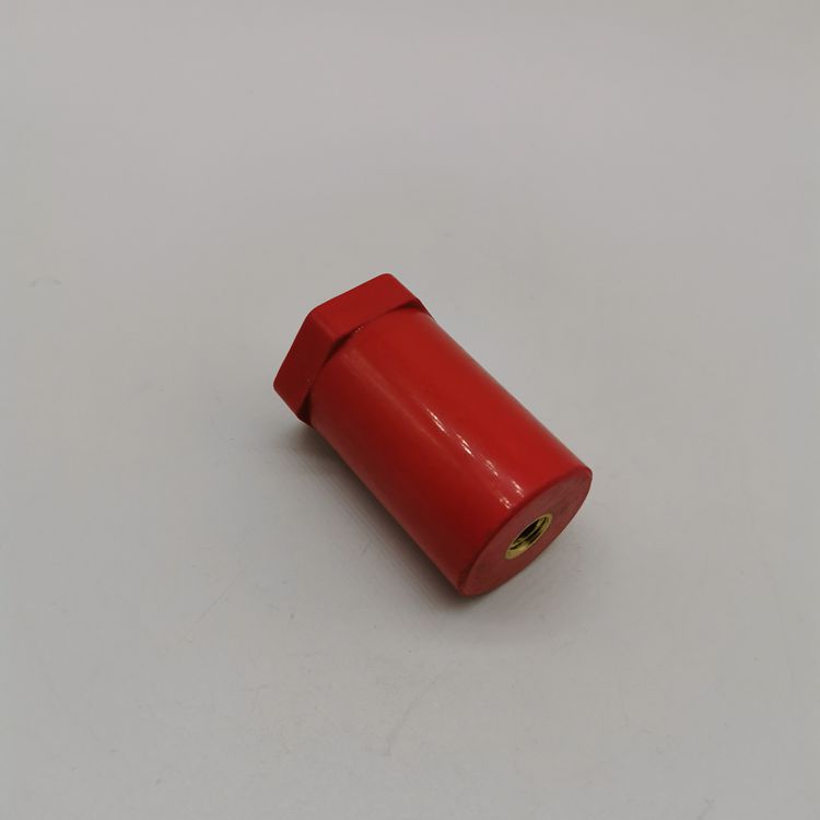 低压柜体装置配套件：SB30*50 M8红色绝缘子，六角绝缘子