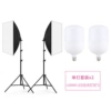 Soft light box*2+lamp frame*2+200W LED white light ball foam*2