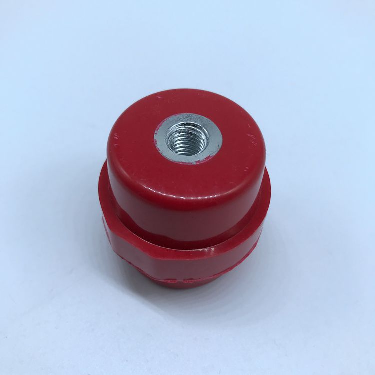 低压柜体装置配套件：SM40 M8红色绝缘子，纺锤形绝缘子