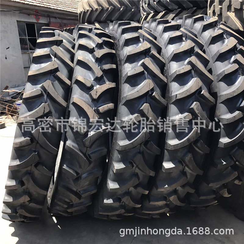 改装拖拉机 9.5/11/12/12.4-54-48-32-38 中耕机打药机轮胎含钢圈