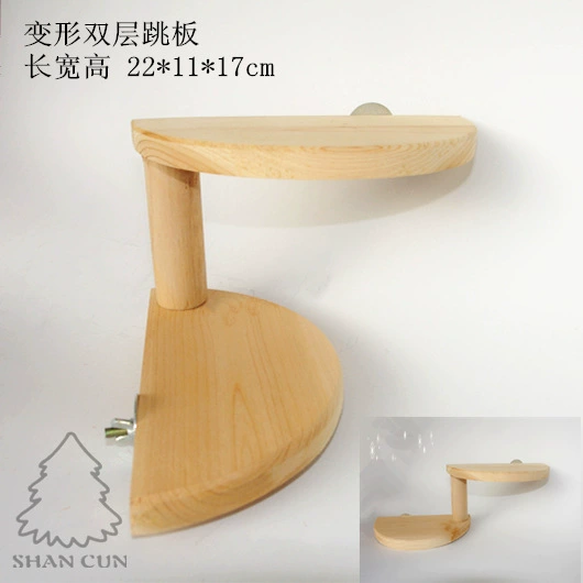 Тоторо Трамплин Тоторо шкаф клетка в клетке ель деревня из цельного дерева гнездо деформация двухслойный трамплин N10