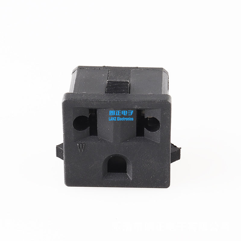 LANZMFG朗正LZ-F-M7巴西插座卡式三孔插座AC电源插座