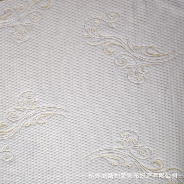 源头厂家现货针织布正面大提花空气层窗帘布沙发垫可制作批发