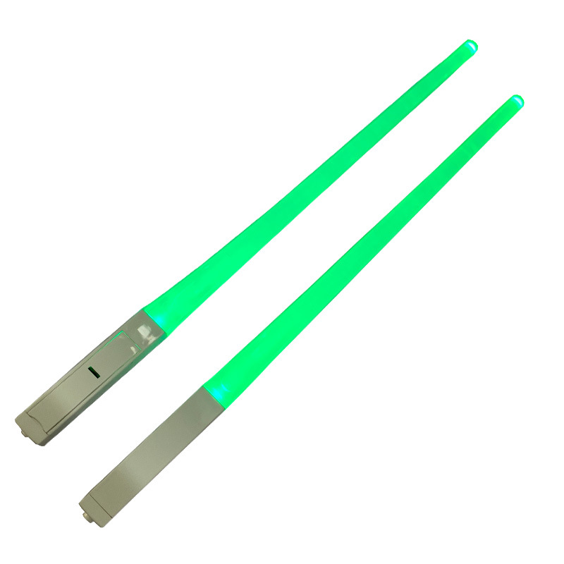 LED palillos palillo ligero concierto luminoso palillos verde Venta caliente TikTok púrpura Flash Stick regalo creativo