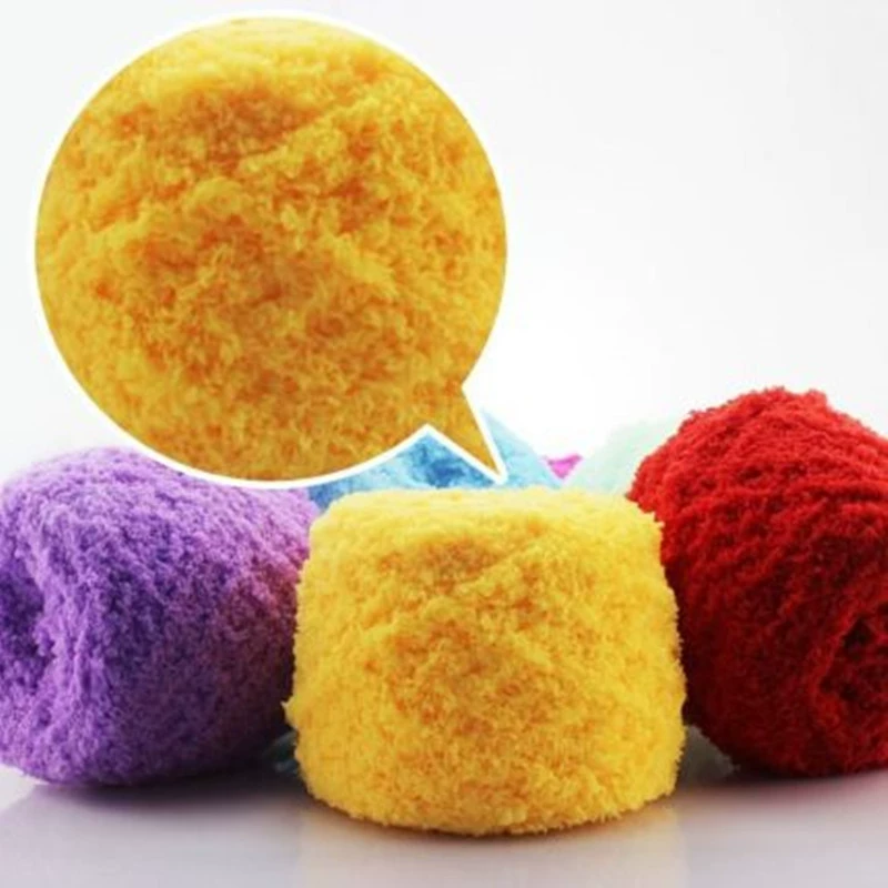Королевская бархатная пряжа (Coral Velvet) 100 г, толщина 4 мм, детский шарф и ткань для полотенец, многоцветный