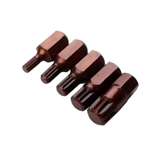 40-star batch iron box set with six splines, six-square twelve plum blossom sleeves, bit combination screwdriver S2 auto repair tools