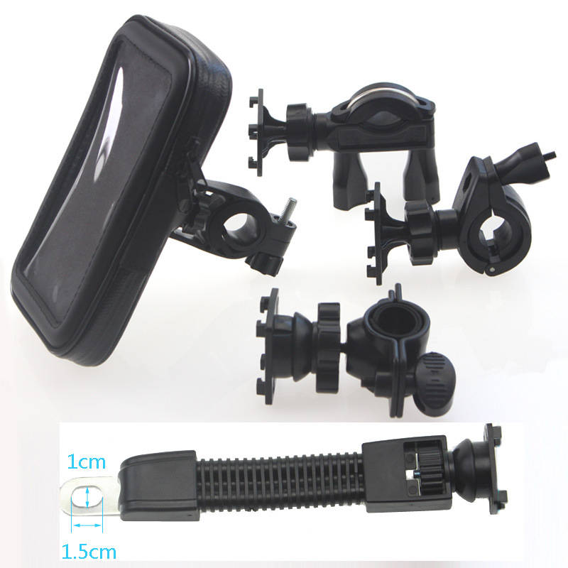 Bicycle Mountain Electric Motorcycle Handlebar Faucet Rearview Mirror Waterproof Bag Navigation Mobile Phone Holder