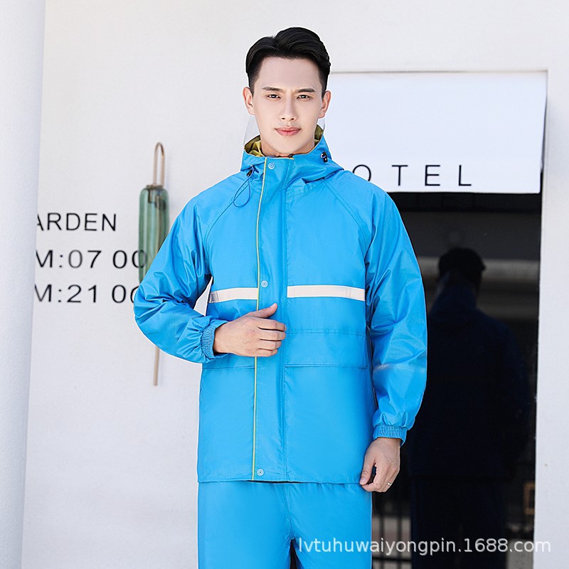 블루 더블 접착제 + 더블 챙 + 포켓