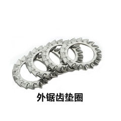 304 stainless steel inner and outer serrated washers M2M2.5M3M4M5M6M8-M30 anti-loosening washers