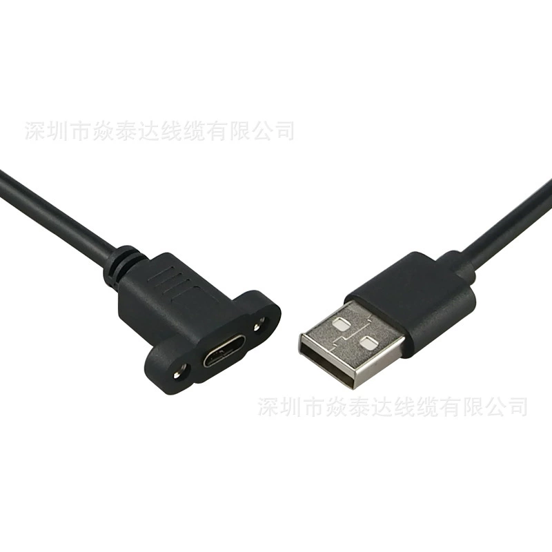 Узел USB 2.0 3.1 A поместить к TYPE-C женский разъем удлинительный кабель Type-C мужской к женскому винтовой кабель передачи данных