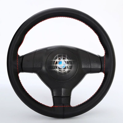 seasons universal leather car handle — Steering wheel cover