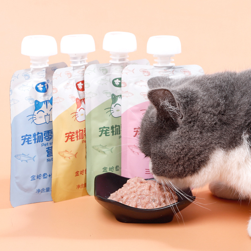 Aperitivos para gatos Booker, alimento básico nutricional para gatos, sopa de carne fresca, alimento húmedo, atún, pollo, ternera, alimento húmedo para gatos al por mayor