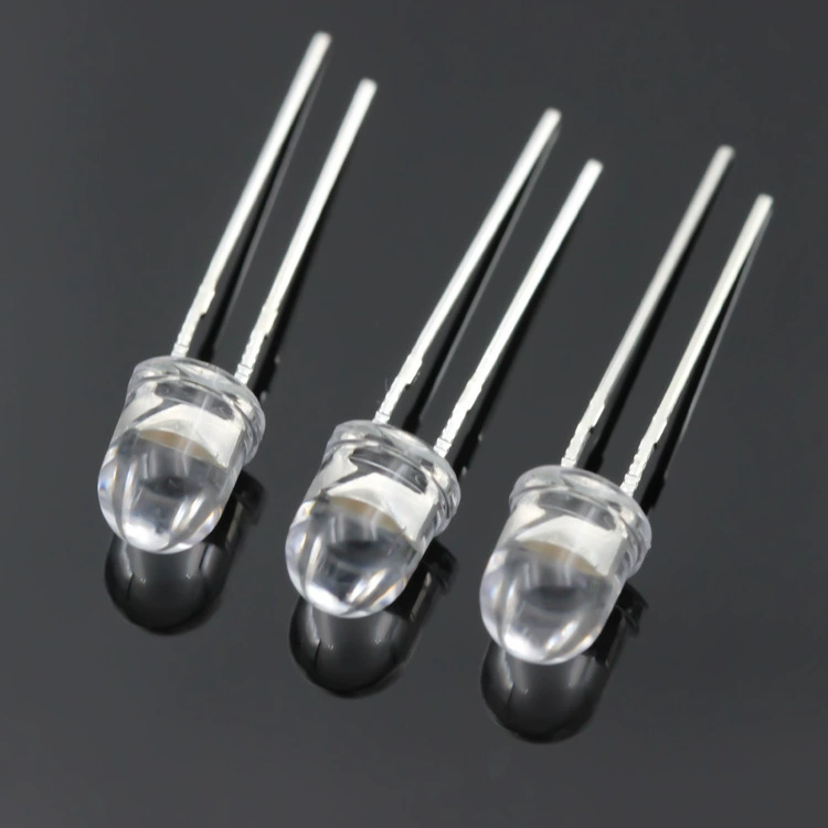 Хоблуанг F5/5MM Соломенная шляпа, короткая нога с длинной подсветкой светодиод, белый теплый белый свет, производитель можно адаптировать