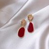 Asymmetrical earrings from pearl, silver 925 sample, simple and elegant design