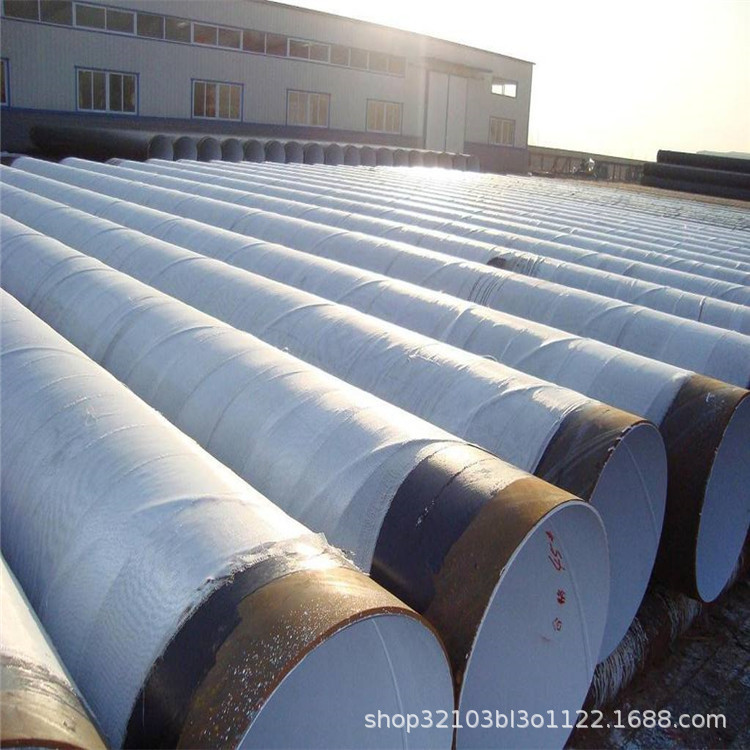 大口径dn600碳钢螺旋管 内外涂塑复合螺旋钢管型号多样