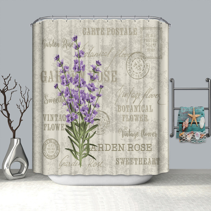 砕花シリーズ-デジタルプリント便器マット三点セット浴室トイレマット吸水セット-花型|undefined