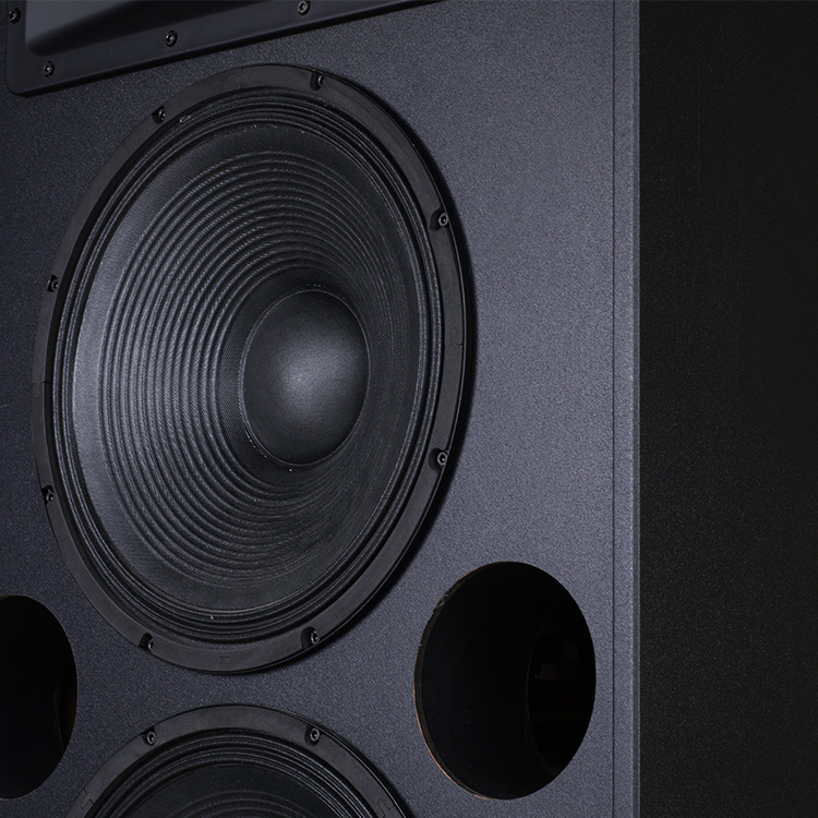 Equipo de refuerzo de sonido de estudio de altavoz principal Cinema Audio System doble Altavoz profesional de frecuencia completa de 15 pulgadas