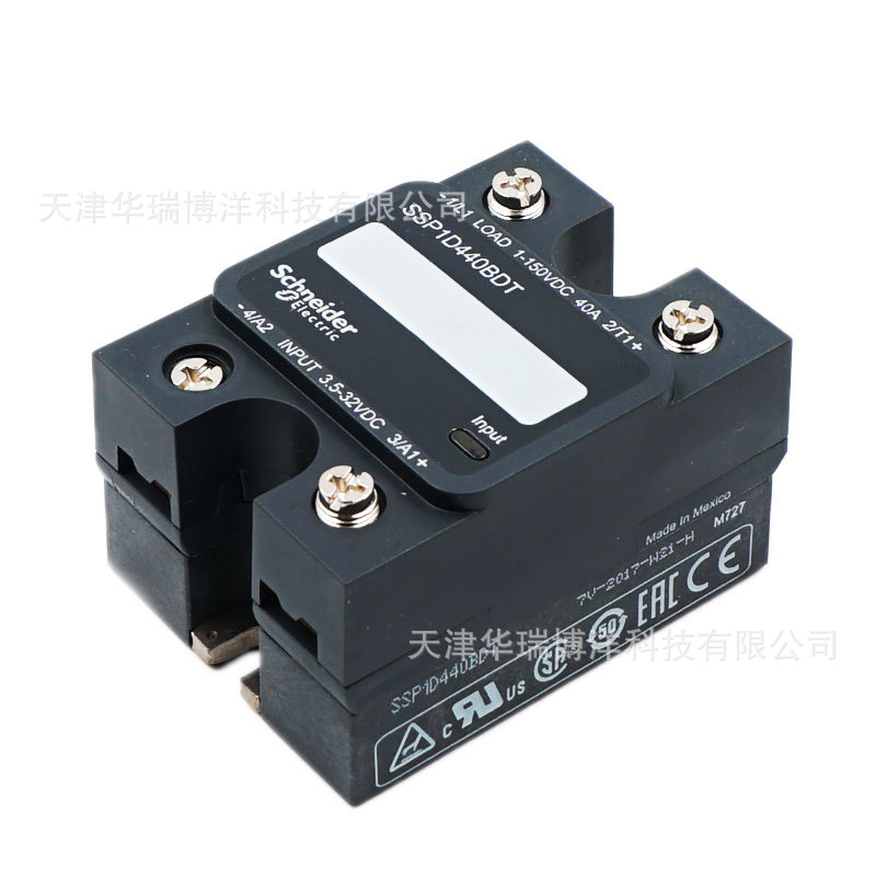 SSP1D440BDT施耐德固态继电器单相面板式控制电压3.5-32VDC,40A
