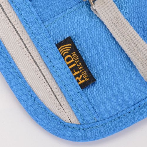 Cross-border new overseas travel passport bag hanging neck multi-functional document bag waterproof passport holder RFID document bag