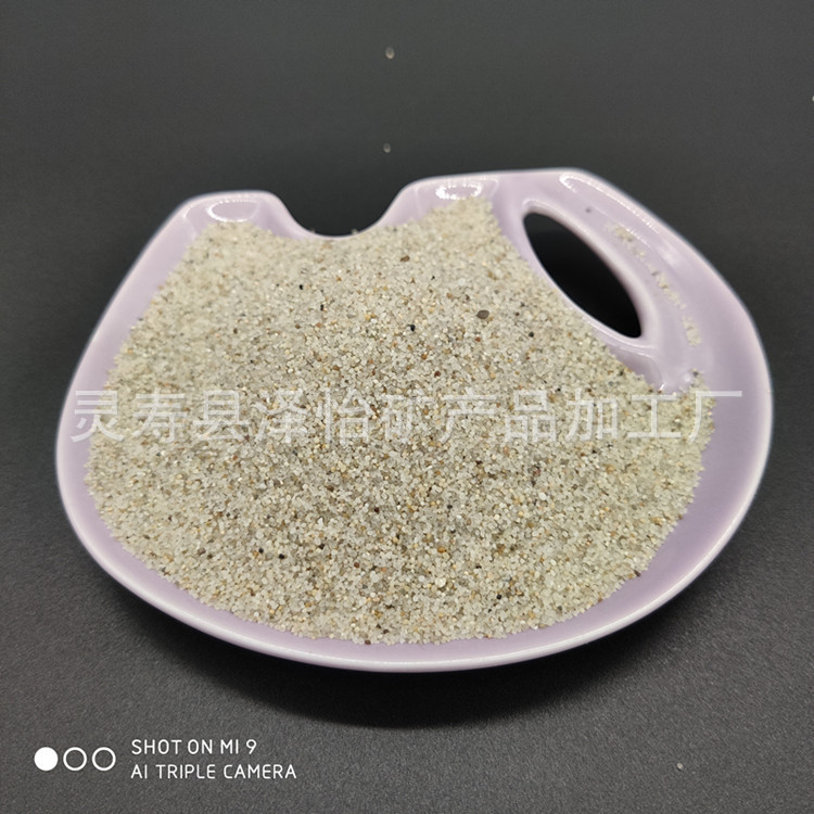 大量销售游乐场圆粒沙人工沙滩用沙子造景用水洗砂草坪球场水洗砂