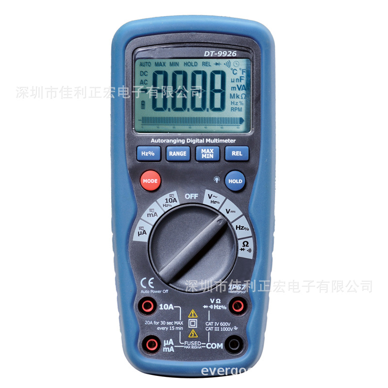 CEM华盛昌DT-9926专全保护数字 数显自动量程