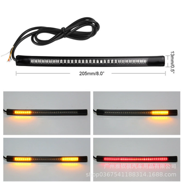 Мотоциклетная светодиодная панель GM 48smd светодиодная осветительная панель, водонепроницаемая задняя фонарь для мотоцикла, лицензионный задний фонарь