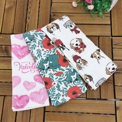 Cross-border Western and Eastern Large Towels Fringed Gauze Thick Absorbent Kitchen Tea Room Pure Cotton Tea Towels Pillowcase