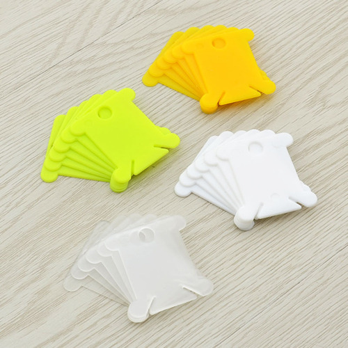 High quality new material mixed color cross stitch winding board plastic winding sheet embroidery thread finishing tool winder wholesale