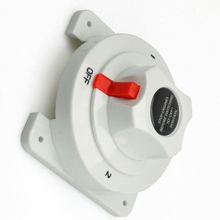 Marine White Switch Direct Current Battery Selection Switch Rv Power Supply Protection Switch Marine Yacht Accessories