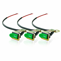 摩托車電動車改裝喇叭開關  反光鏡鏡座開關 帶支架喇叭開關