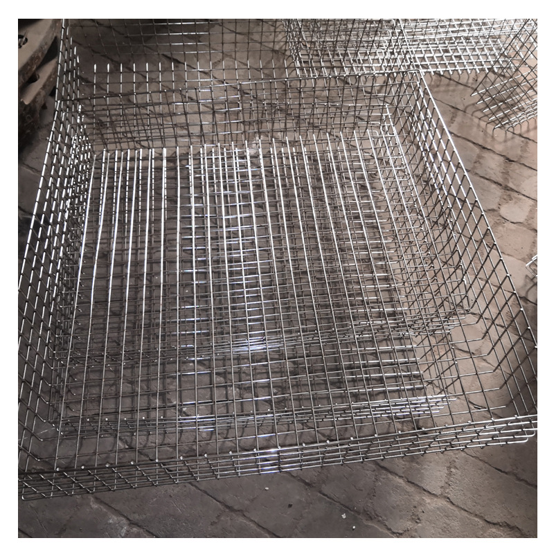 304不锈钢网筐金属沥水篮超声消毒灭菌取样清洗筐不锈钢网筐