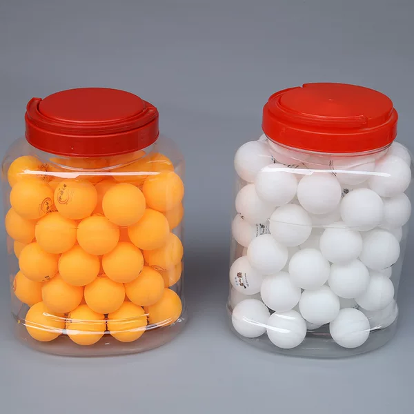 Table Tennis Balls Made of Pp Material, 60 Pieces in a Bucket, 40+ High Elasticity, Durable, Suitable for Student Training and Competitions, Amateur Lottery Balls