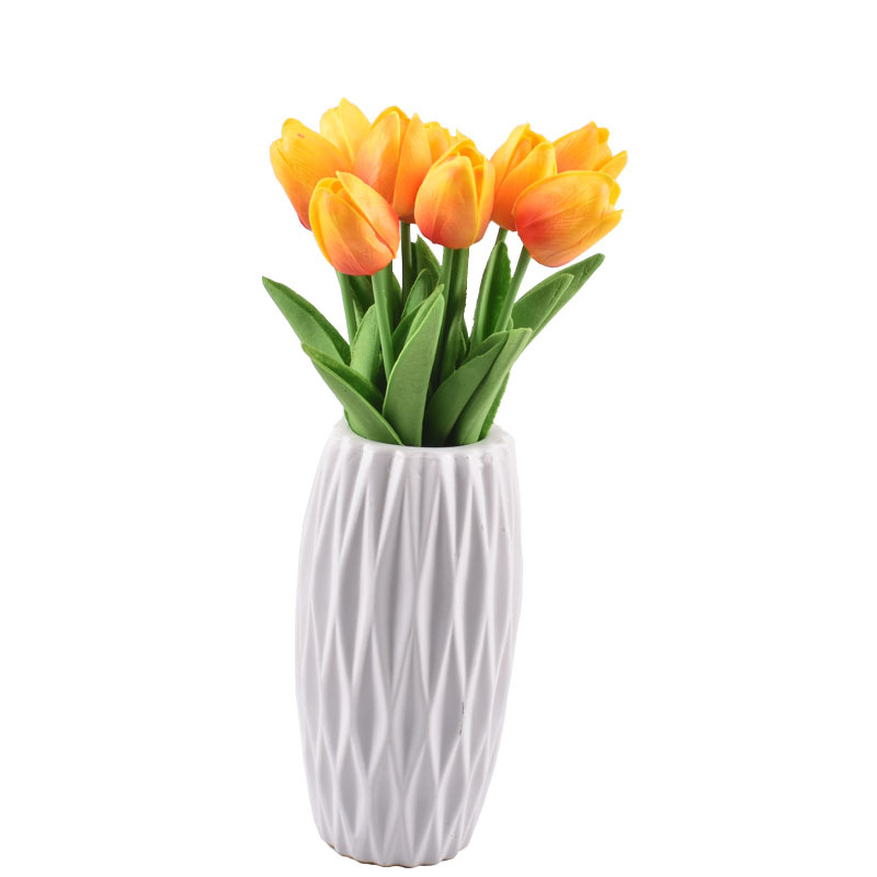 Mini PU Tulipán flor artificial ramo de la boda flor artificial decoración del hogar fotografía transfronteriza flor artificial al por mayor