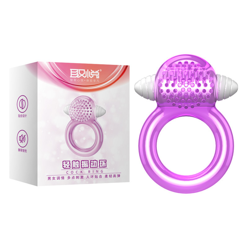 Pleasing, light touch, heavy touch vibration ring, semen locking ring, couples resonance G-spot vibration massage ring, adult products wholesale