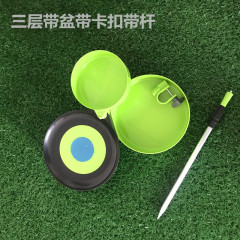 廠家批發強磁餌料盆 半磁拉爾盤 漁具配件 戶外釣椅拉爾盤