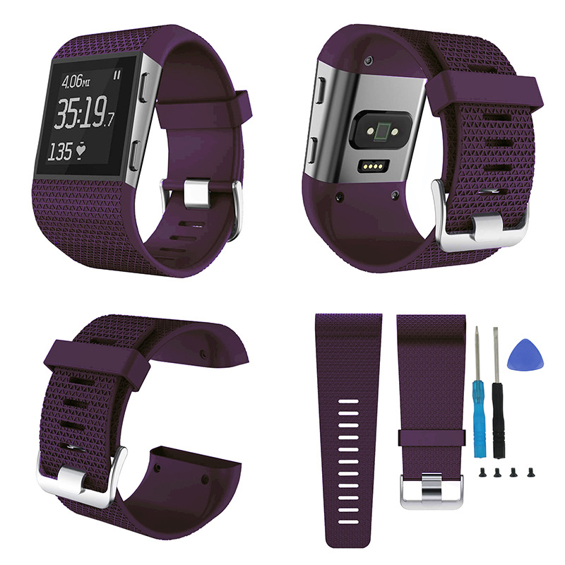 For Fitbit surge Smart Watch Strap Surge Special Replacement Silicone Strap Bonus Tool