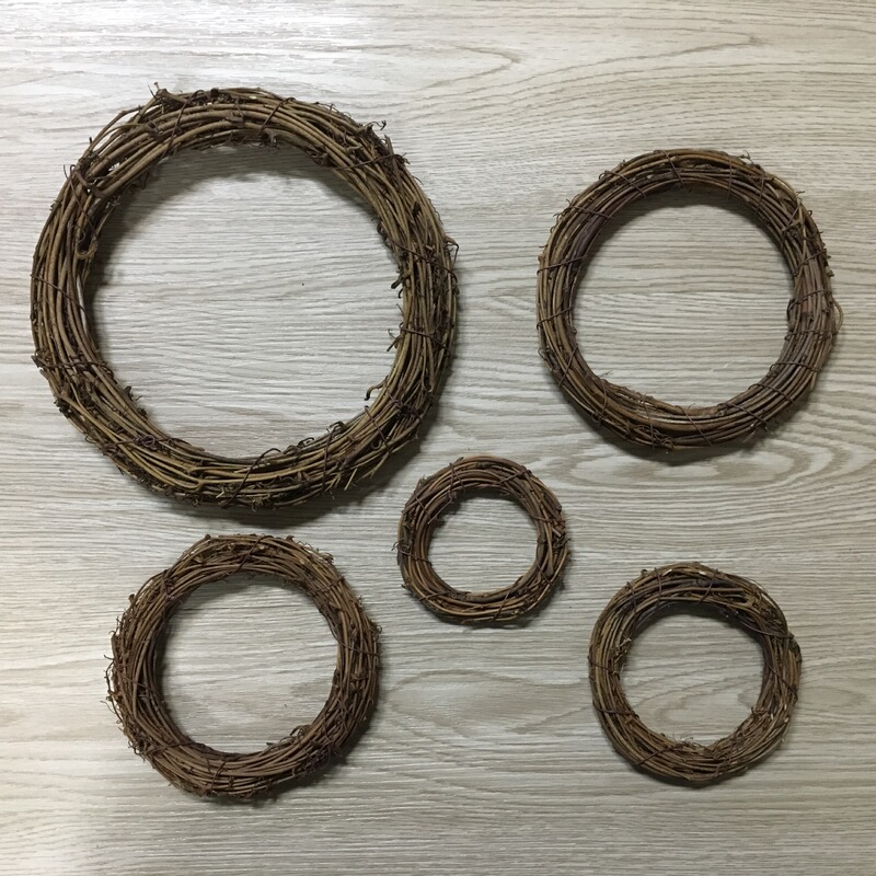 Rattan Ring Rattan Wreath Flower Shop Accessories Floral Wreath Christmas Wreath Ornament