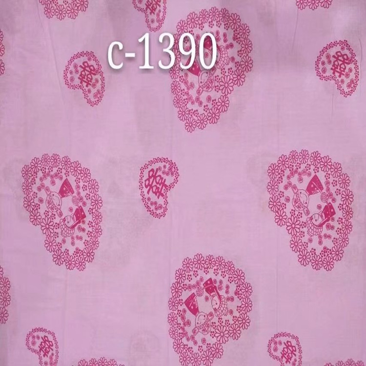 企宣涤纶布料包棉花里衬印花涤纶抱枕装饰布面料