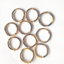 天台维娅厂家直销各种尺寸天然真竹子扣竹圈4cm 竹根制工艺品制作