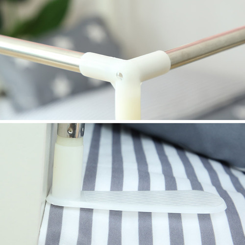 Student dormitory telescopic bracket dormitory bunk bed curtain frame blackout mosquito net rod upper bunk and lower paved tent rack