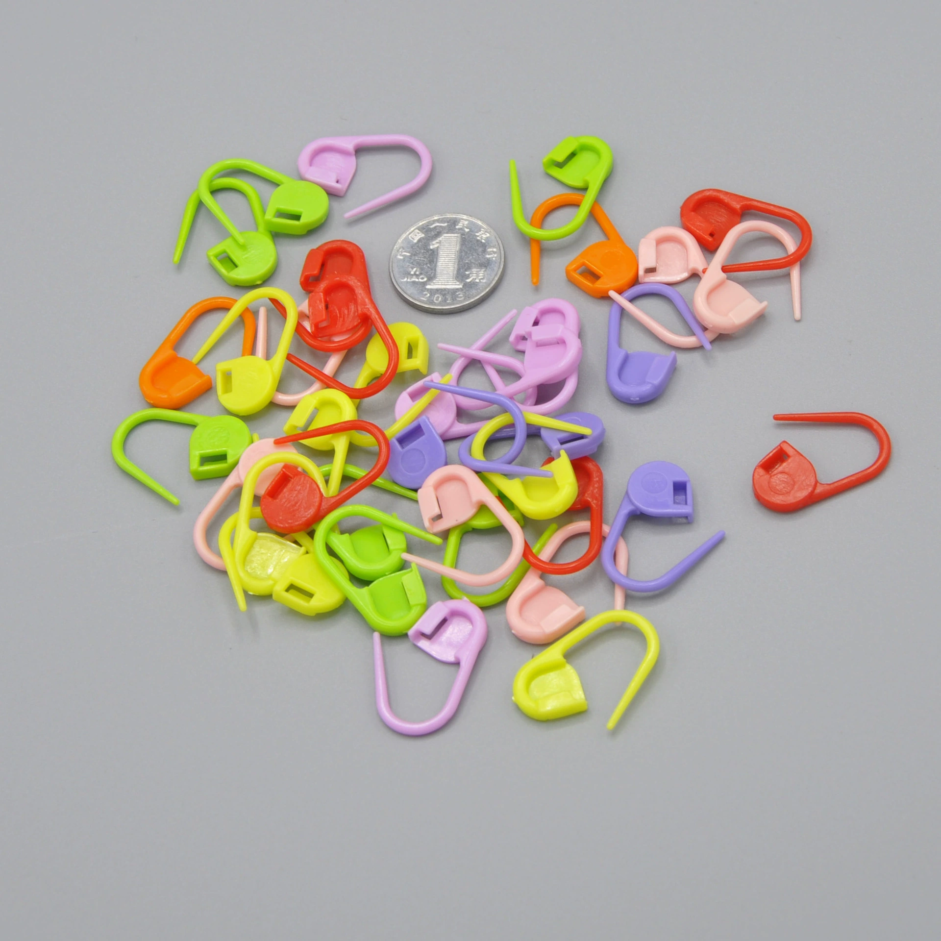 Вязаная цветная Пряжка Mark 1000 пластиковая маленькая Пряжка ручной вспомогательный инструмент DIY шерстяной свитер вязальный инструмент