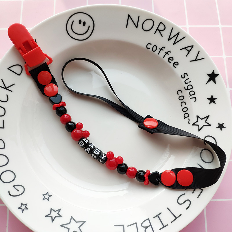 Bebé mordedor cadena anti-caída chupete cadena anti-Perdida mordedura infantil cadena anti-caída juguete cinturón anti-pérdida