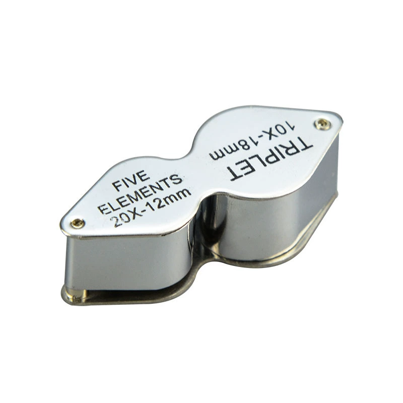 WX 20x 10x со светодиодной подсветкой двойная линза Ювелирная Лупа стеклянная лупа