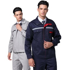 長袖工作服套裝棉耐磨汽修廠服上衣長袖工裝制服電焊服批發勞保服