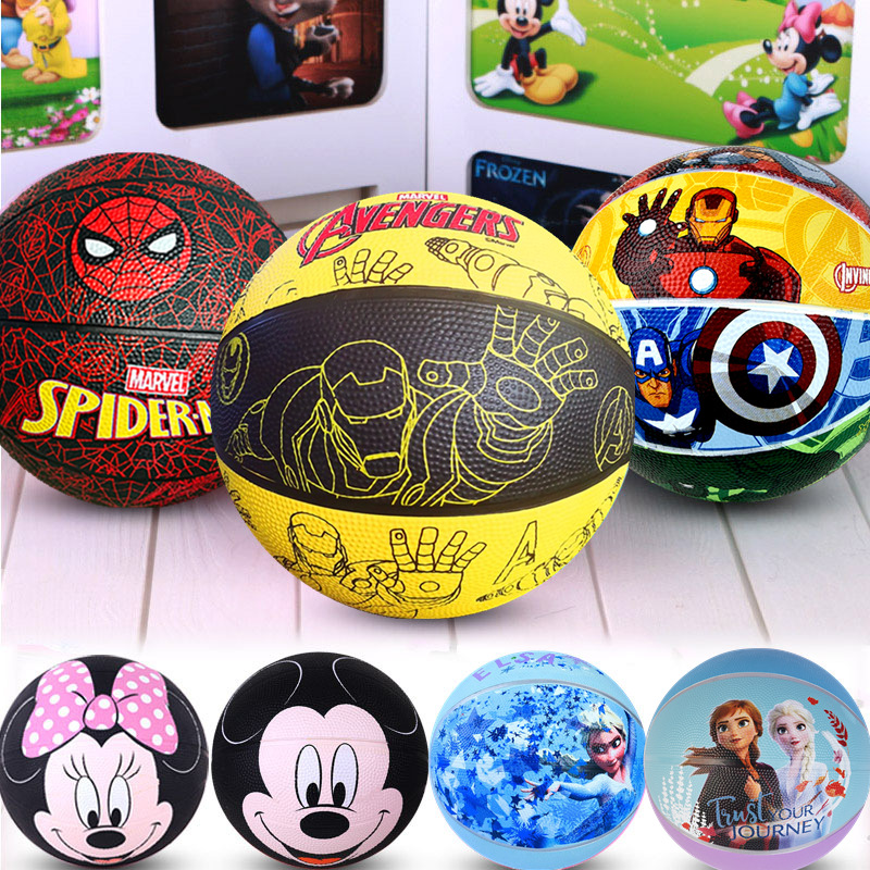 Disney juegos infantiles de baloncesto de goma juegos de jardín de infantes pelotas de dibujos animados pelotas nuevas pelotas de bebé Frozen 2