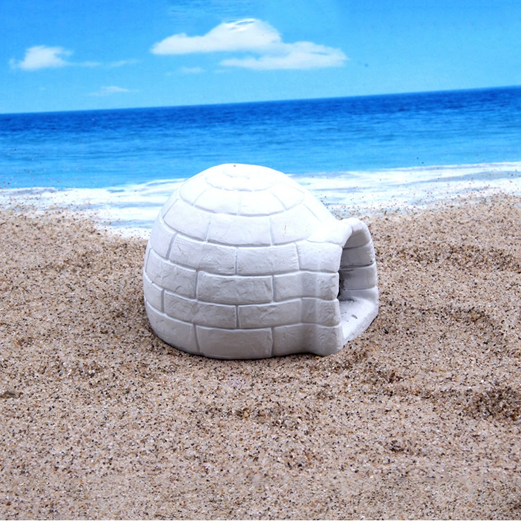 Микроландшафт экологические украшения для бутылок Дом для выведения рыб и креветок Аквариум пейзаж психологическая песочница здание Снежный домик